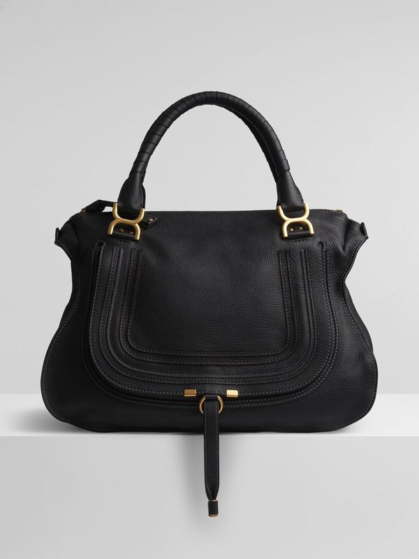 Chloé Bolsos Mujer Marcie Negras Nylon HSOP50371